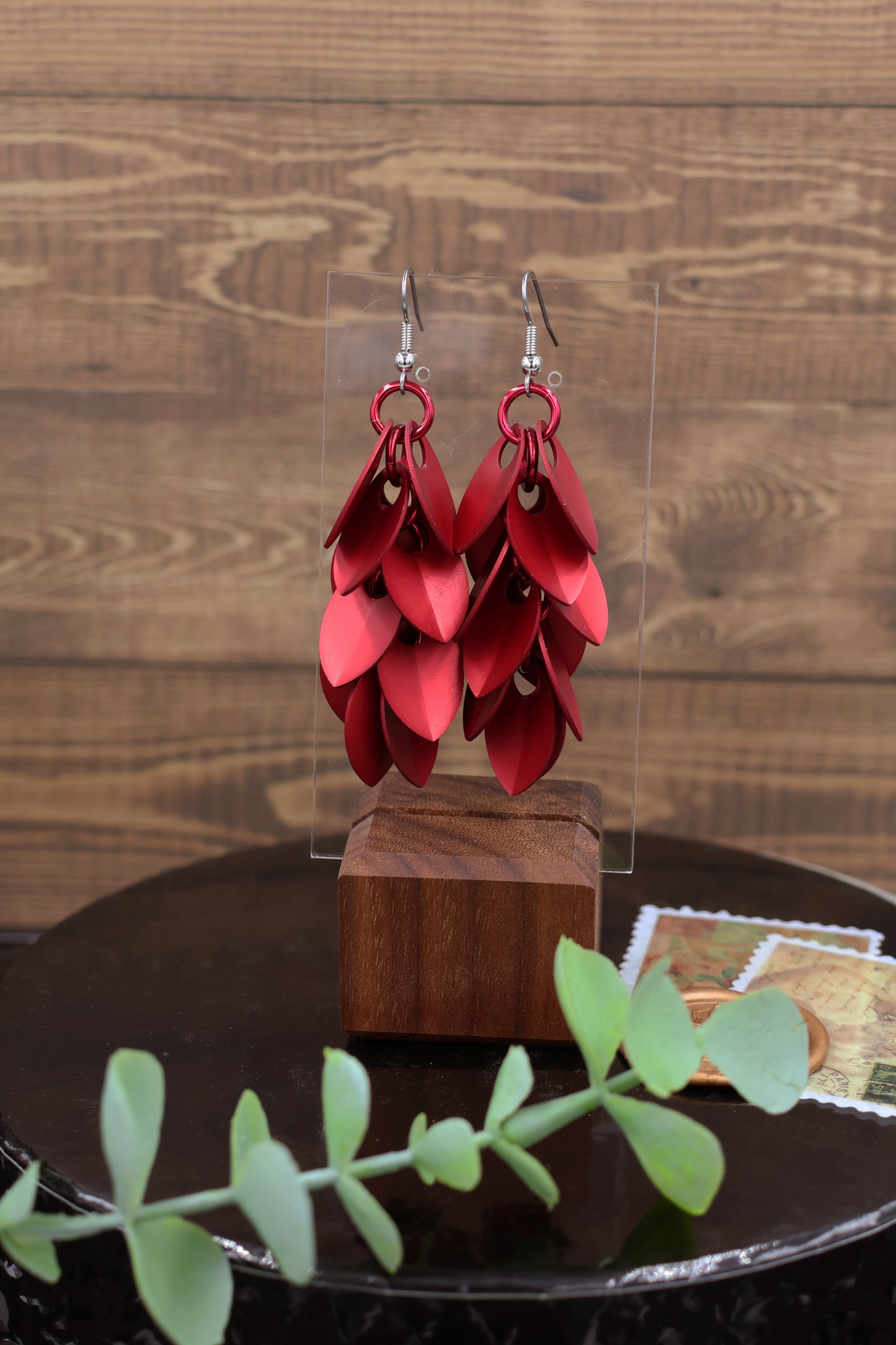 Custom Elemental Leaves Earrings