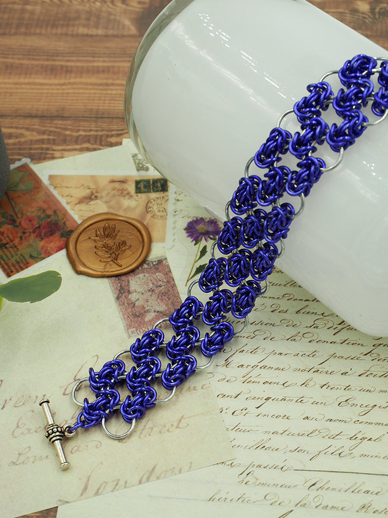 Custom Byzantine Lace Bracelet