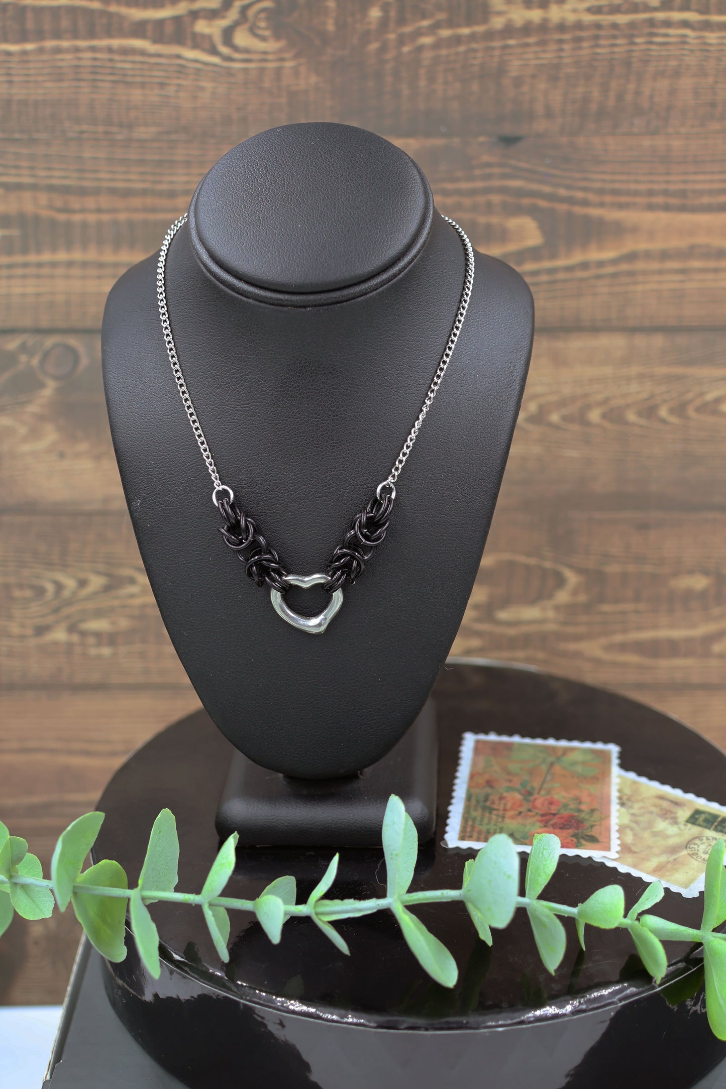 Custom Steel Heart Necklace