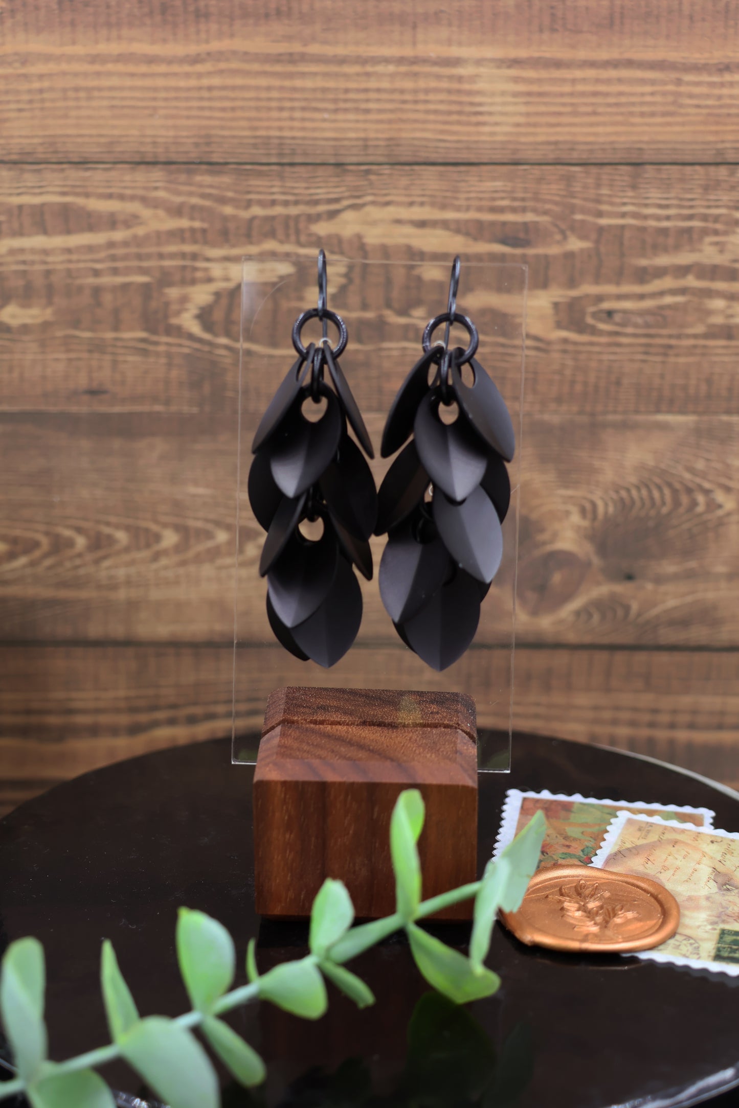 Custom Elemental Leaves Earrings