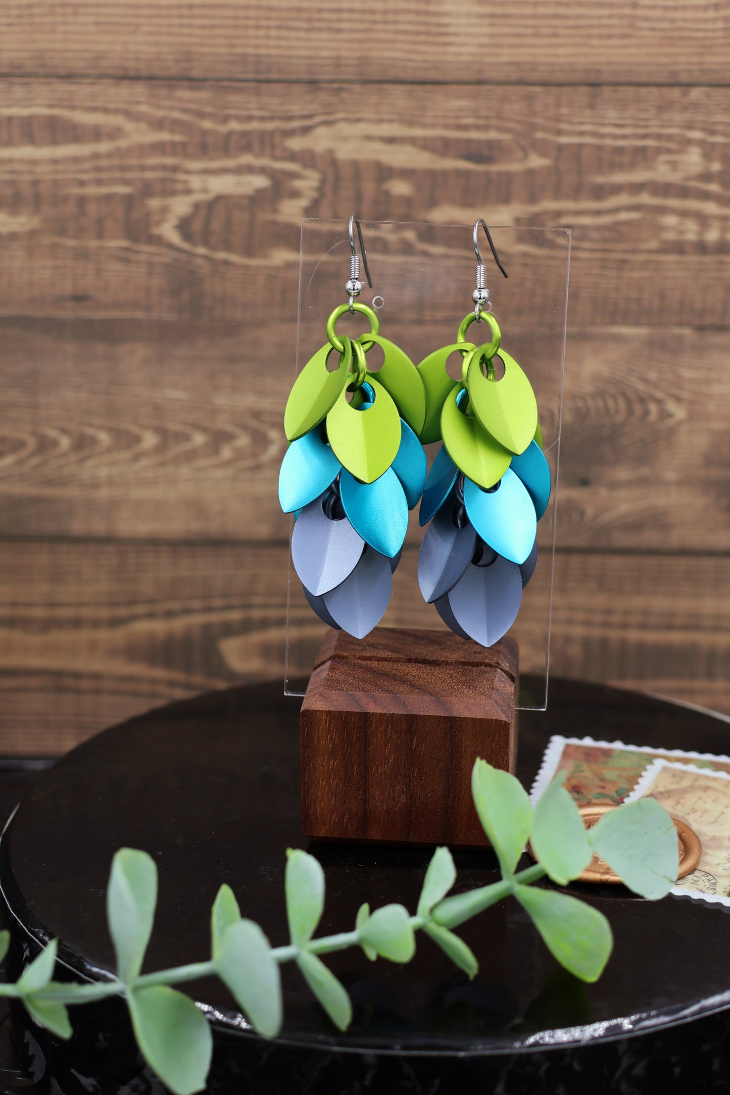 Custom Elemental Leaves Earrings