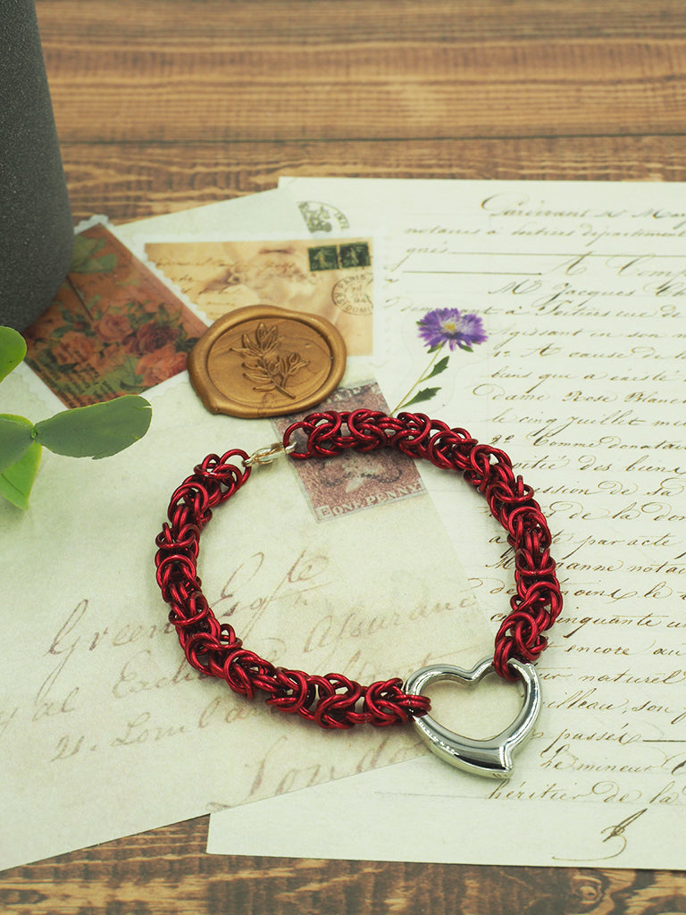 Steel Heart Bracelet