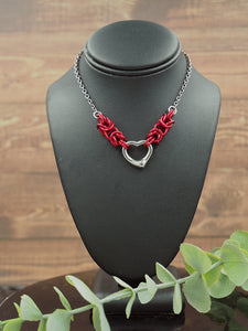 Steel Heart Necklace