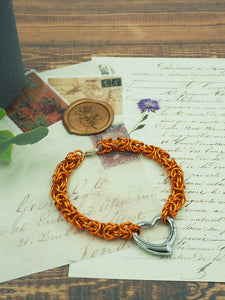 Steel Heart Bracelet