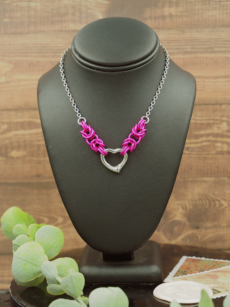 Steel Heart Necklace