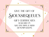 Siouxsiequeue's Gift Card