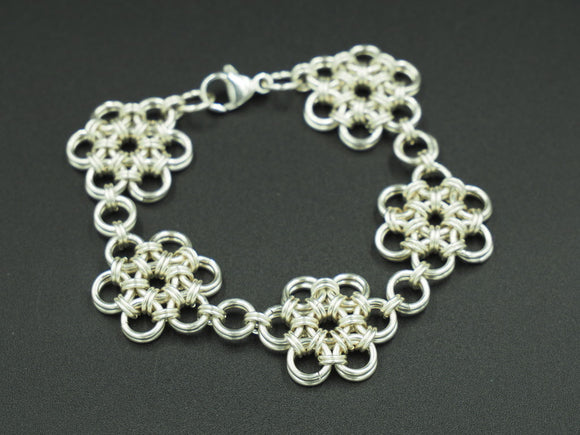 Sterling Silver Blossom Bracelet
